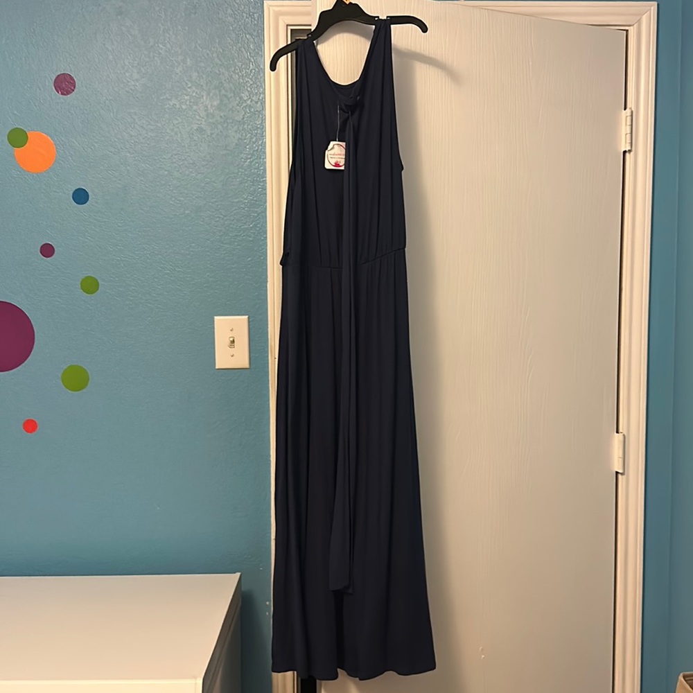 Brand new light long sleeveless dress